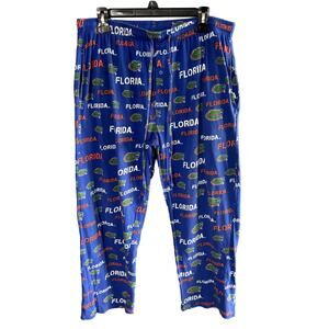 FLORIDA GATORS MENS DRAW STRING PAJAMA PANTS WITH BUTTON FLY SIZE XL SPORTSWEAR